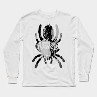 Tarantula Silhouette 64 (Tie Dye) Long Sleeve T-Shirt